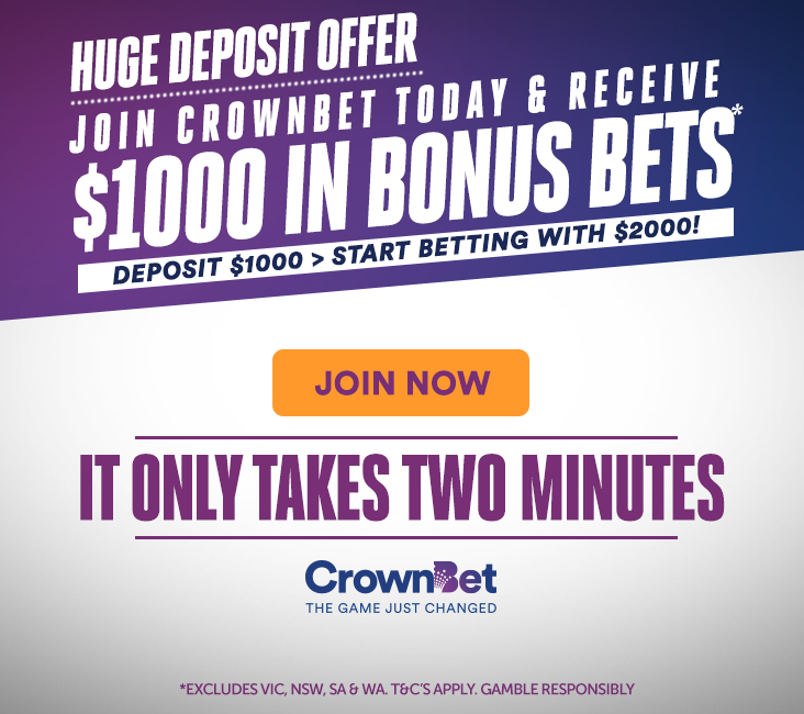 crownbet $1000 for $1000